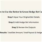 how to hedge a bet calculator